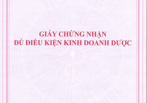 Giấy chứng nhận đủ điều kiện kinh doanh đối với hoạt động kinh doanh dược: Sản xuất dược liệu, vị thuốc cổ truyền.